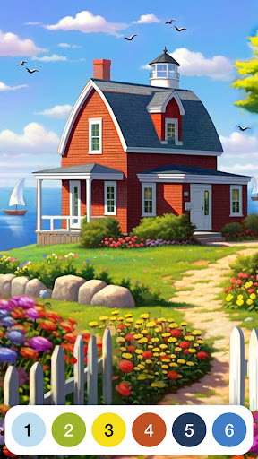 Paint by Number: Coloring Game - Tangkapan Layar 4