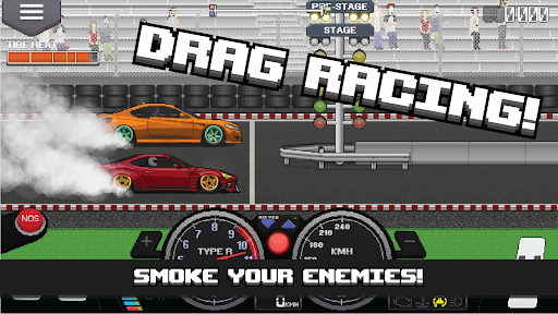 Pixel Car Racer - Tangkapan Layar 1