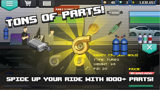Pixel Car Racer - Tangkapan Layar 2