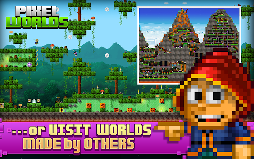Pixel Worlds: MMO Sandbox - Tangkapan Layar 5