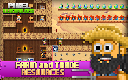 Pixel Worlds: MMO Sandbox - Tangkapan Layar 6