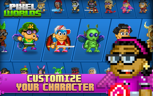 Pixel Worlds: MMO Sandbox - Tangkapan Layar 7