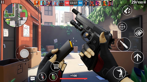 POLYWAR: Game menembak FPS 3D - Tangkapan Layar 3