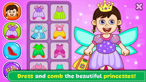 Princess Coloring Book & Games - Tangkapan Layar 7