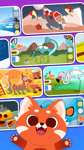 Puzzle Coloring Book for Kids - Tangkapan Layar 3