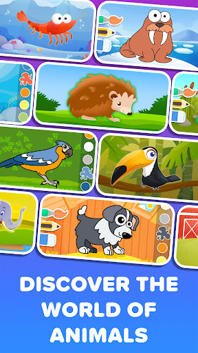 Puzzle Coloring Book for Kids - Tangkapan Layar 6