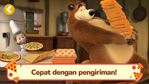 Rumah Pizza Masha and the Bear - Tangkapan Layar 5