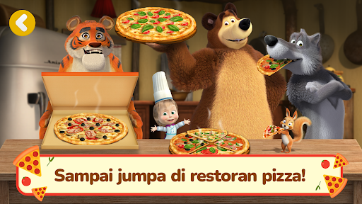 Rumah Pizza Masha and the Bear - Tangkapan Layar 7