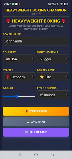 Sim: Heavyweight Boxing - Tangkapan Layar 1