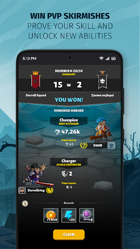 Slash & Roll: Dice Heroes - Tangkapan Layar 3