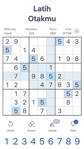 Sudoku.com - sudoku klasik - Tangkapan Layar 2