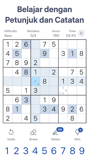 Sudoku.com - sudoku klasik - Tangkapan Layar 5