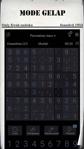 Sudoku - Teka-Teki Sudoku - Tangkapan Layar 8