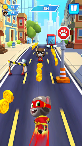 Talking Tom Hero Dash - Tangkapan Layar 1
