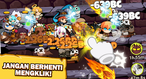Tap Dungeon Hero-Idle RPG Game - Tangkapan Layar 1