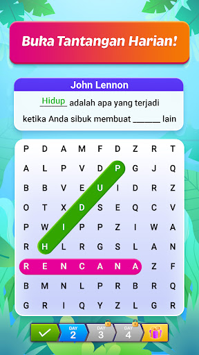 Teka-teki Pencarian Kata - Tangkapan Layar 3