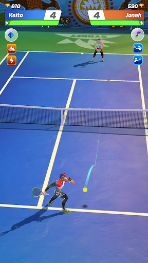 Tennis Clash: Multiplayer Game - Tangkapan Layar 6