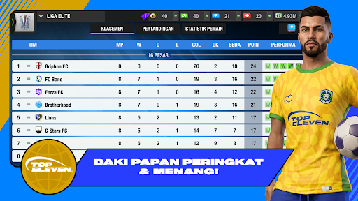Top Eleven: Manajer Sepak Bola - Tangkapan Layar 6