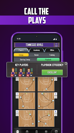 ULT College Basketball Coach - Tangkapan Layar 1