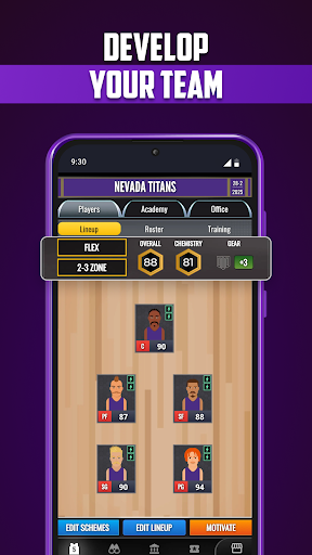 ULT College Basketball Coach - Tangkapan Layar 3