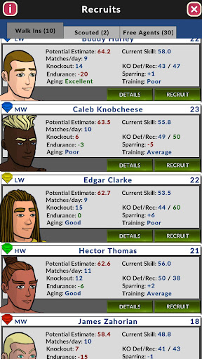 Ultimate Boxing Manager - Tangkapan Layar 2