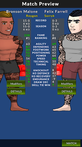 Ultimate Boxing Manager - Tangkapan Layar 8