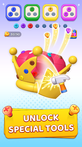 Unscrew Frenzy 3D - Tangkapan Layar 3