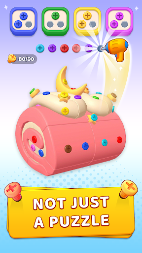 Unscrew Frenzy 3D - Tangkapan Layar 4