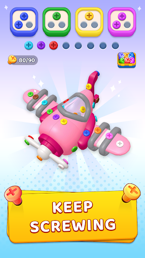 Unscrew Frenzy 3D - Tangkapan Layar 6