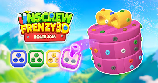 Unscrew Frenzy 3D - Tangkapan Layar 7
