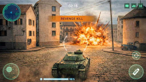 War Machines：Tanks Battle Game - Tangkapan Layar 3