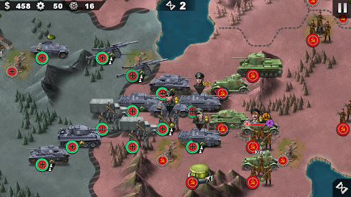 World Conqueror 4-WW2 Strategy - Tangkapan Layar 1