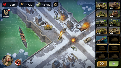 WWII Defense: Strategi RTS - Tangkapan Layar 3