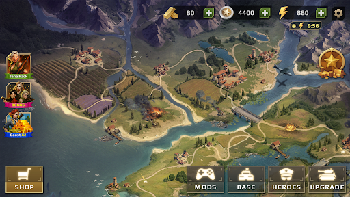 WWII Defense: Strategi RTS - Tangkapan Layar 4
